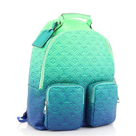 black and blue louis vuitton bag|blue louis vuitton backpack.